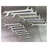 (14) Open End Wrenches  (3) Are Snap-On, The