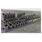 (60) Snap-On Sockets, STD. & Metric. 1/4 & 3/8