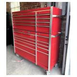 US General 56ï¿½x22ï¿½ Db.l Bank Roller Cabinet & 56ï¿½