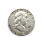 1952-S Franklin Half Dollar