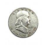 1951-S Franklin Half Dollar