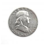 1953-D Franklin Half Dollar