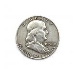 1958-D Franklin Half Dollar