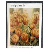 1997 Tulip Time Belle Plaine, Kansas Signed and