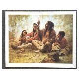 Examination Proof Howard Terpning Print 34.5" x
