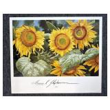 Larry K Stephenson Sunflower Print 32" x 26.5"