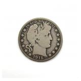 1915 Barber Half Dollar