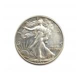1941-D Walking Liberty Half Dollar
