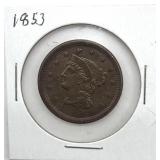 1853 Large Cent