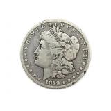1878-CC Morgan Dollar - rim damage