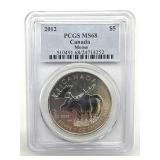 2012 Canada One Ounce Fine Silver Wildlife Series