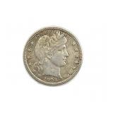 1908-D Barber Quarter