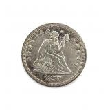 1857 Seated Liberty Quarter