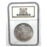 1881-O Morgan Dollar, NGC Graded MS 63