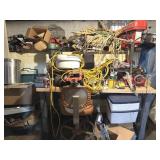 Work Bench & Contents(LOCATED IN BASEMENT)
