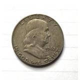 1962-D Franklin Half Dollar