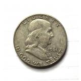 1961-D Franklin Half Dollar