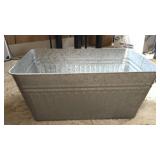Newer Galvanized Metal Tub