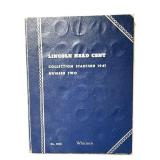 Lincoln Head Cents in Whitman Coin Folder
