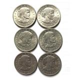 (6) Susan B.  Anthony Dollars