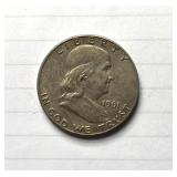 1961-D Franklin Half Dollar