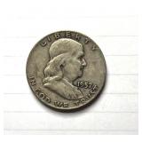 1957-D Franklin Half Dollar