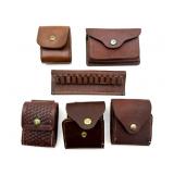 Leather Ammunition Pouches 8ï¿½ and Smaller
