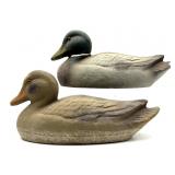 Vintage Carry-Lite Mallard Decoy Pair 14ï¿½ x 5.5ï¿½