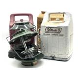 (2) Coleman Propane Lanterns, (2) Cases, and (1)