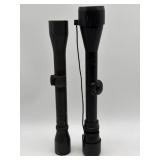 Deerfield 3-9x40 Scope and Weaver Marksman 4X