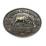 1981 Hesston National Finals Rodeo Belt Buckle