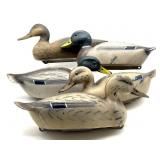(5) Vintage Plastic Duck Decoys