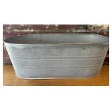 Galvanized Metal Wash Tub 31ï¿½ x 16ï¿½ x 10.5ï¿½