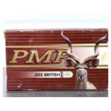 (20) Rounds PMP .303 British Soft Point