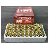 (50) Rounds Winchester 40 S&W 164 GR Flat Nose