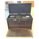 Vintage Wood Machinists Chest 20ï¿½ x 9.5ï¿½ x 13.5ï¿½
