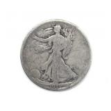 1918 Walking Liberty Half Dollar - very worn