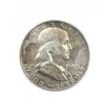 1958-D Franklin Half Dollar