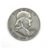 1957-D Franklin Half Dollar