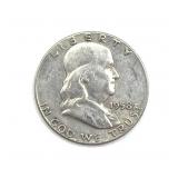 1958 Franklin Half Dollar
