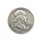 1957-D Franklin Half Dollar