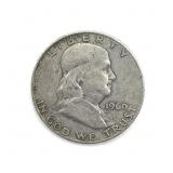 1960-D Franklin Half Dollar