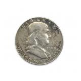 1958-D Franklin Half Dollar