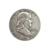 1957 Franklin Half Dollar