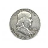 1958-D Franklin Half Dollar
