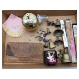 Vintage Brass Bells, Vintage Fans, and More