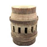 Antique Wood Wagon Wheel Hub 8.5" x 11"