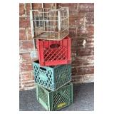 Vintage Milk Crates