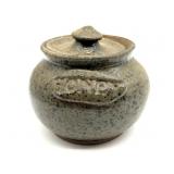 Ceramic Honey Pot 3.5" Tall