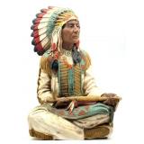 Vintage Universal Statuary Native American Figure